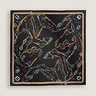 Les Chevaux Dechaines scarf 90 | Hermès Mainland China